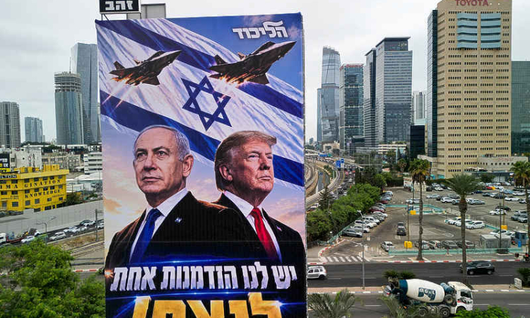 Netanyahu touts Trump endorsement on eve of  election, suggests they may restart war on Iran